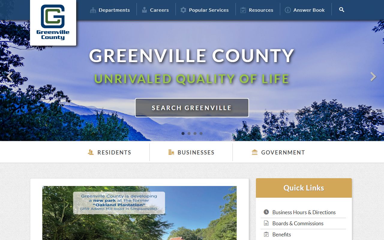 Greenville County official website page for the probate court serving Mauldin probate court records and Greenville County filings