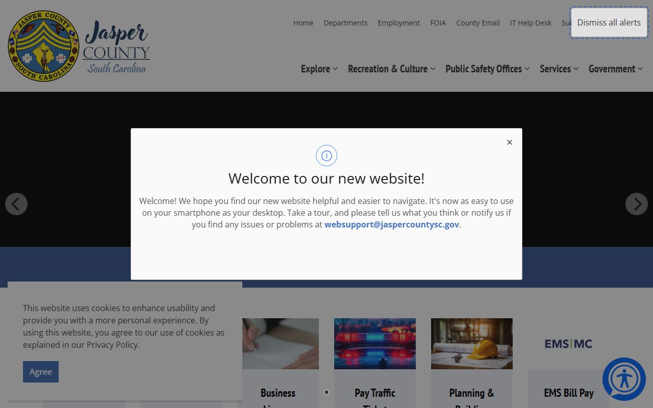 Jasper County official website related to Jasper County probate court records