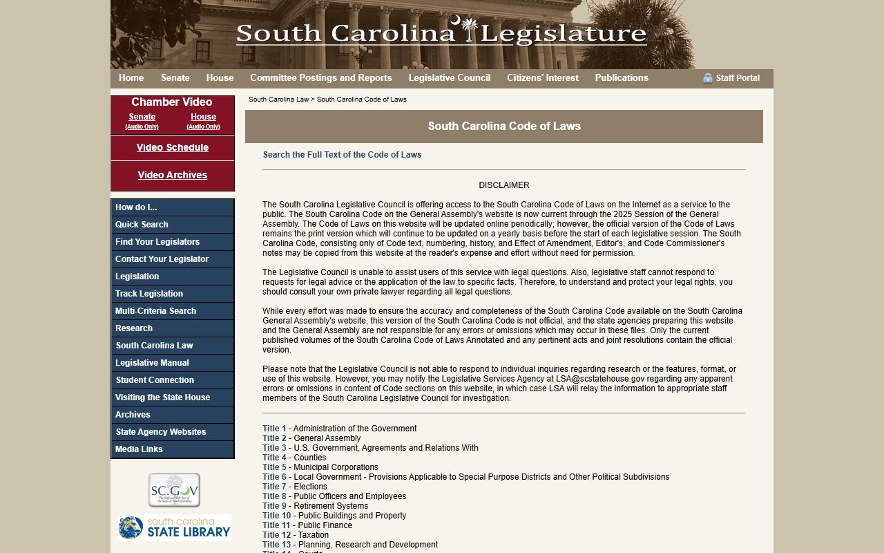 South Carolina Probate Code Title 62 estate administration records